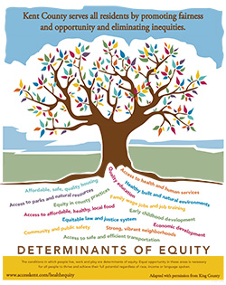 equity social justice poster county diversity determinants inclusion tree king employee infographic health improving quality employment display measuring copies plan